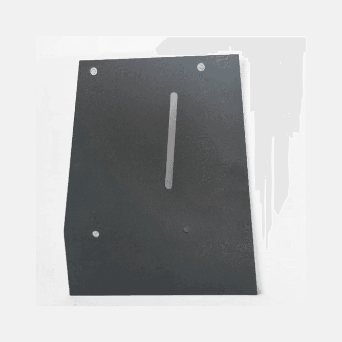 Gutter side cover stopper / end cap
