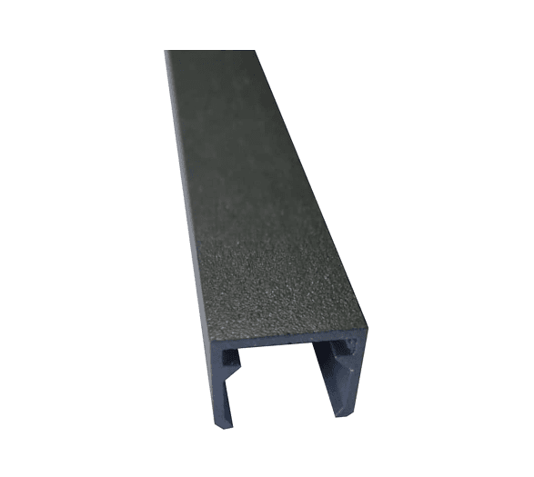 Aluminium Finishing Profile for Privacy Fence 6000mm