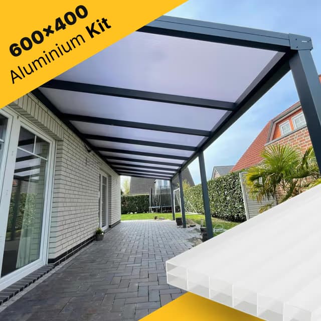 Terrace roof kit 600×400 for polycarbonate