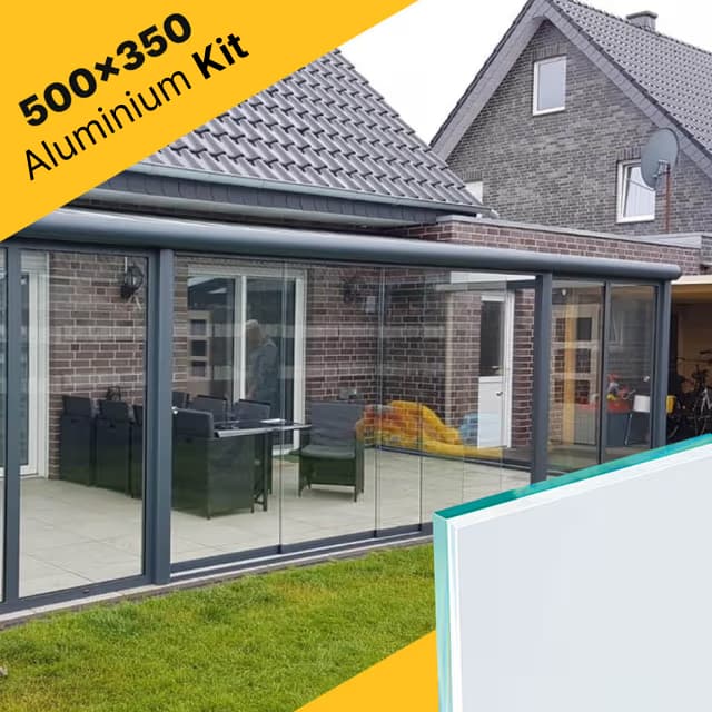 Terrace roof kit 500×350 for VSG glass