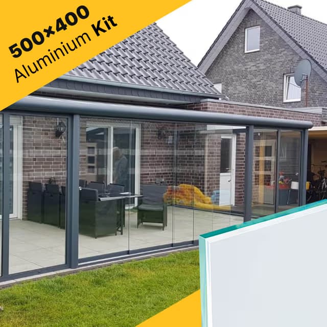 Terrace roof kit 500×400 for VSG glass